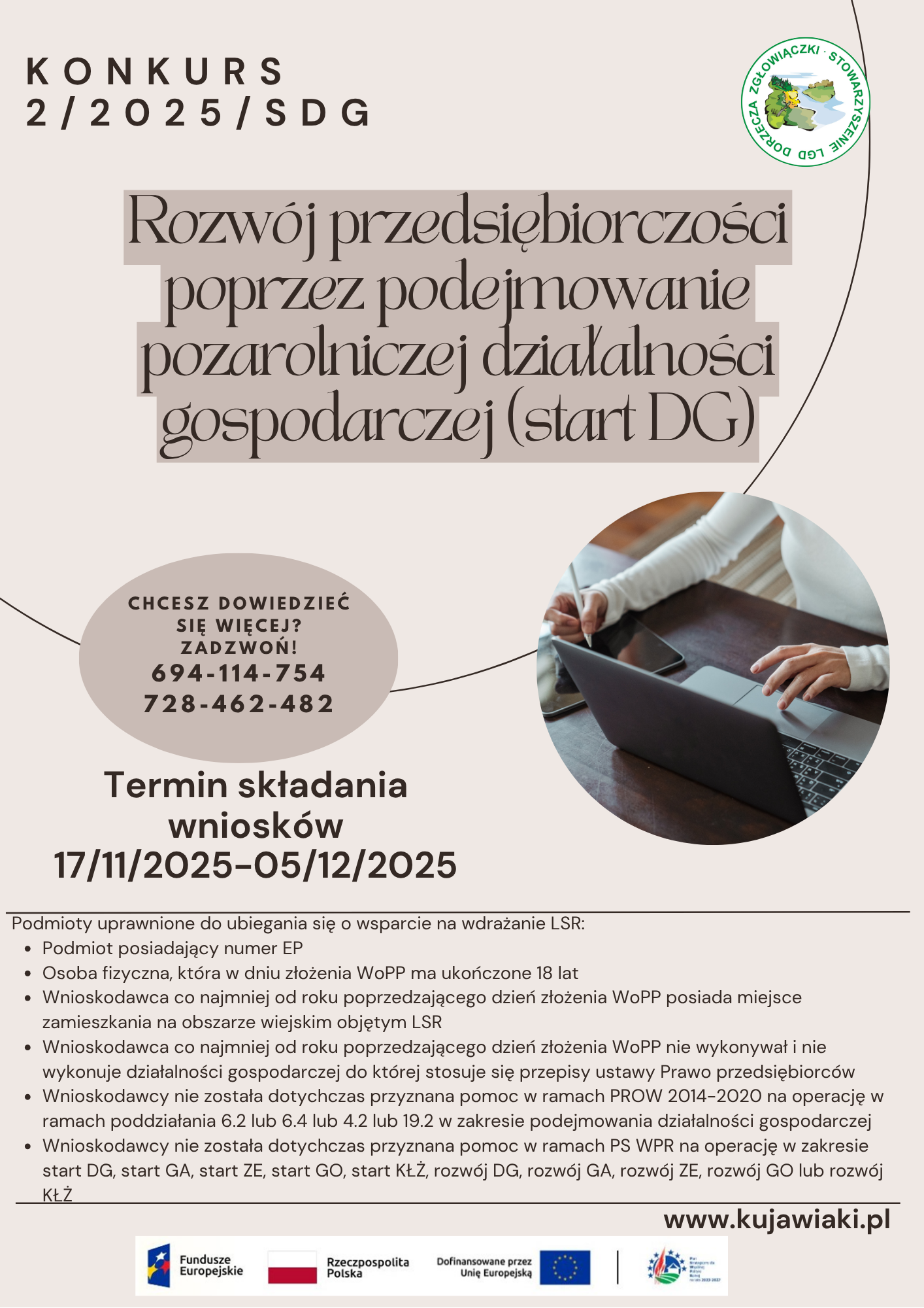 Beżowy Minimalistyczny Szkolenie Marka Osobista Plakat